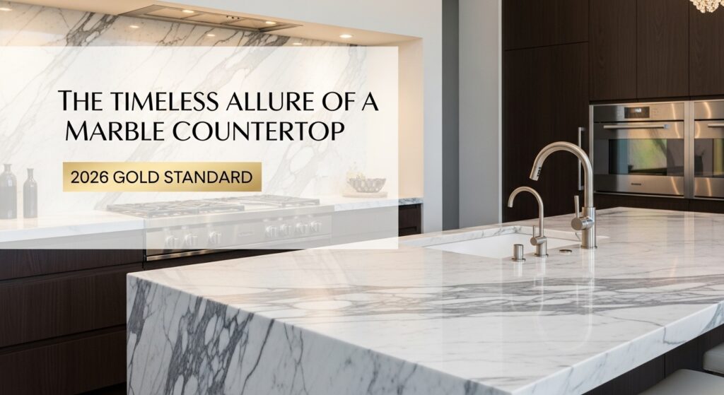 Marble countertop