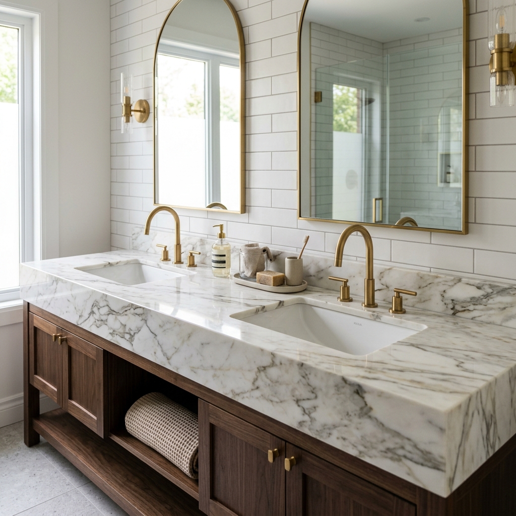 Marble countertop