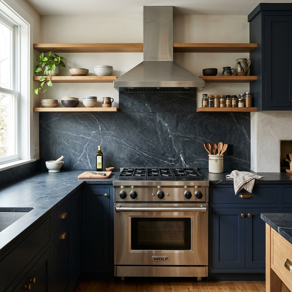 Soapstone countertop