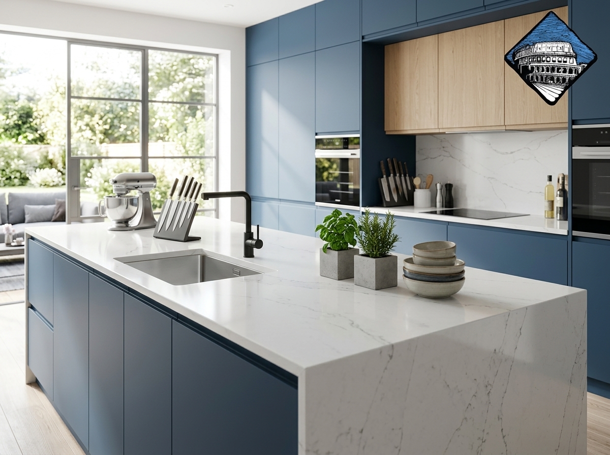 quartz kitchen countertop