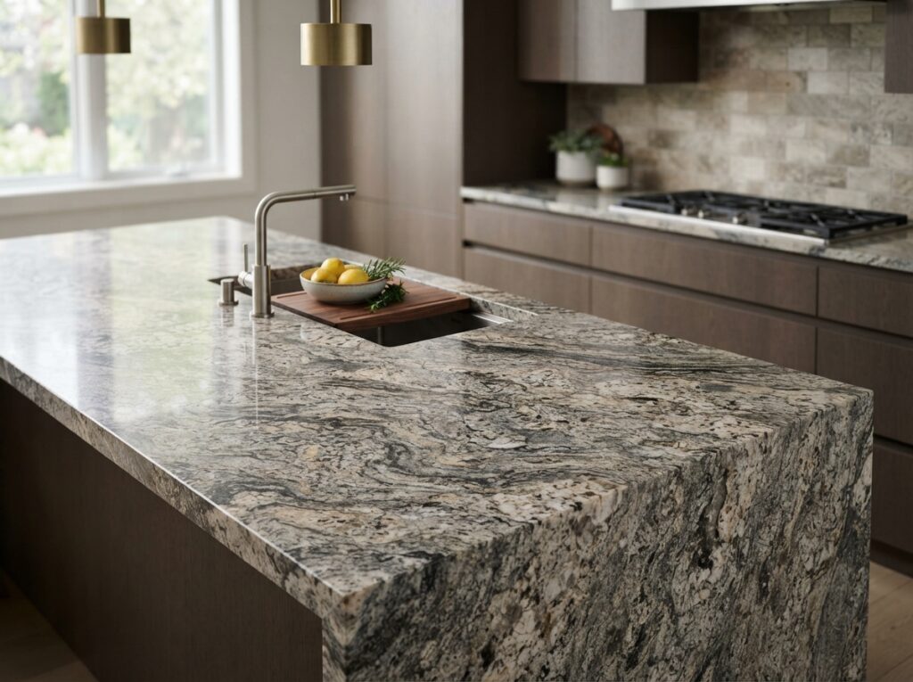 granite kitchen countertop
