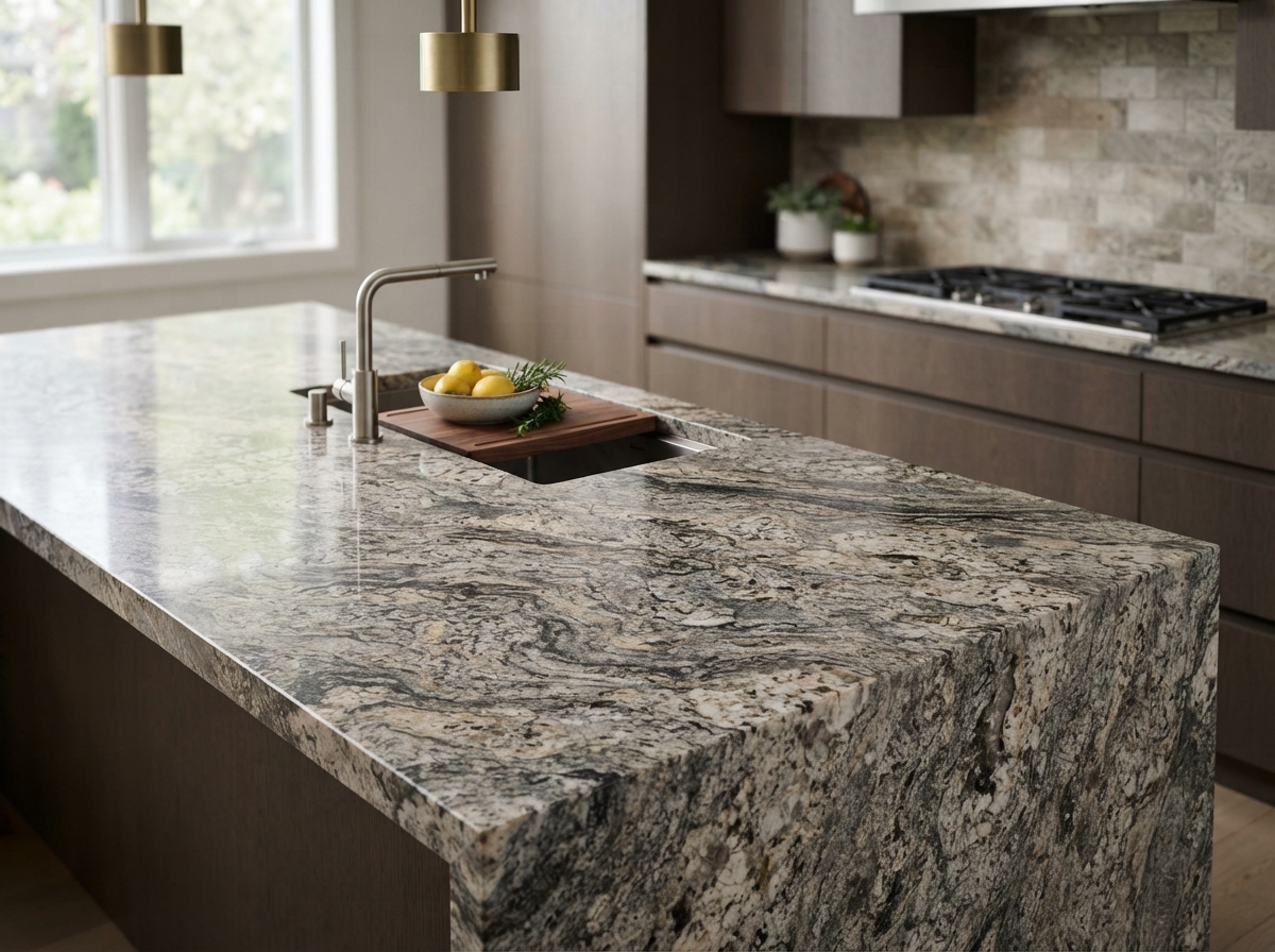 granite kitchen countertop