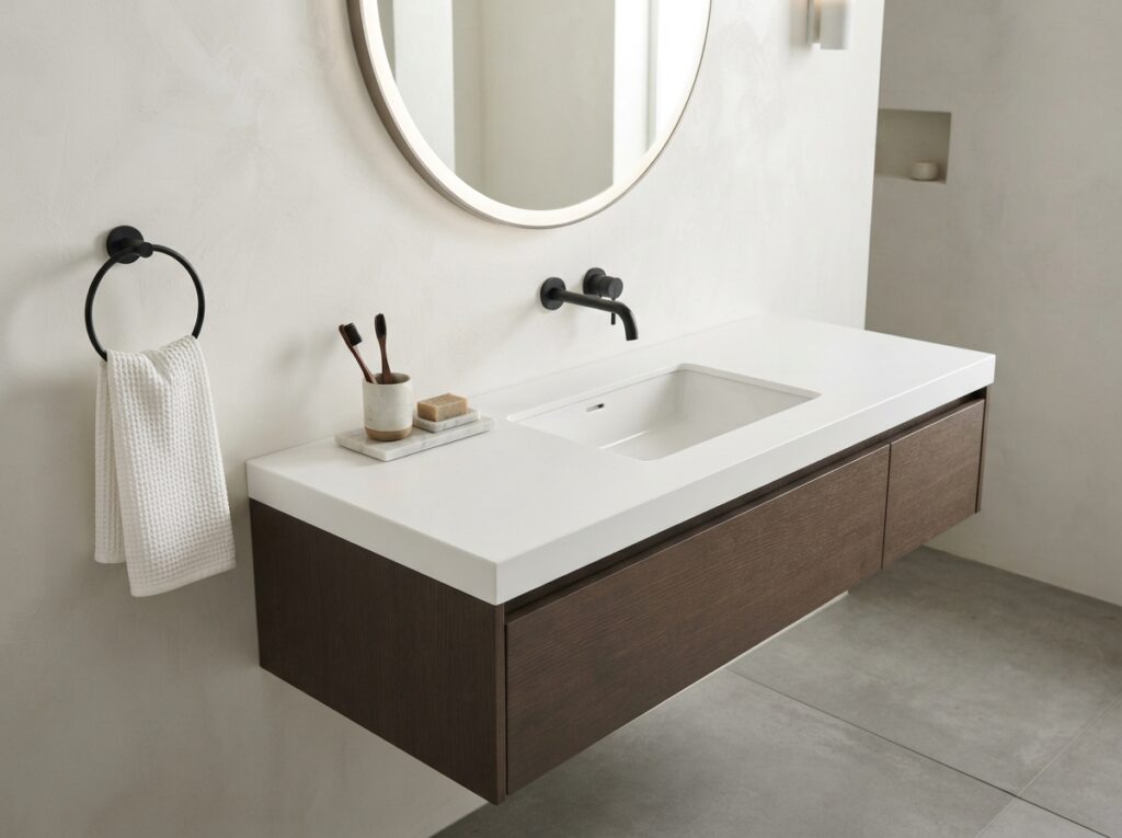 porcelain vanity top