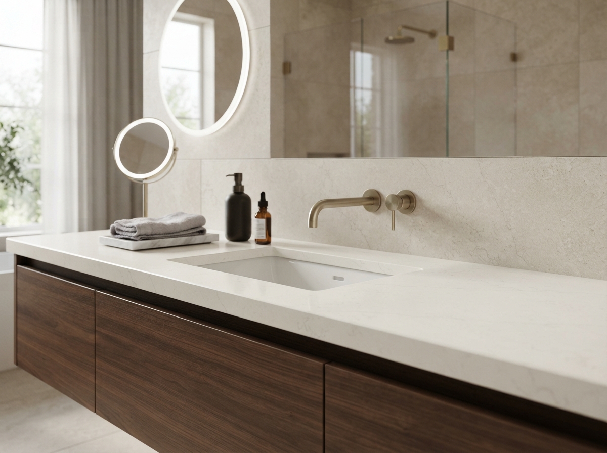 quartz vanity top