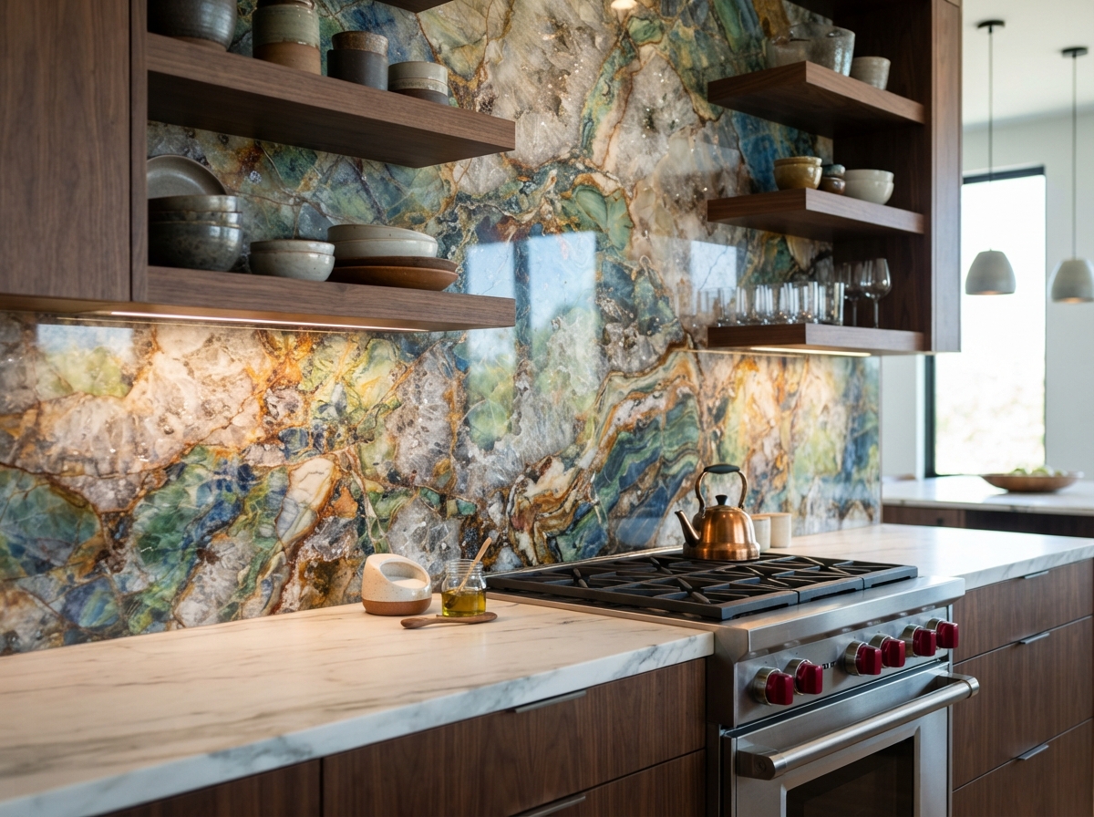 Quartzite Backsplash Slabs