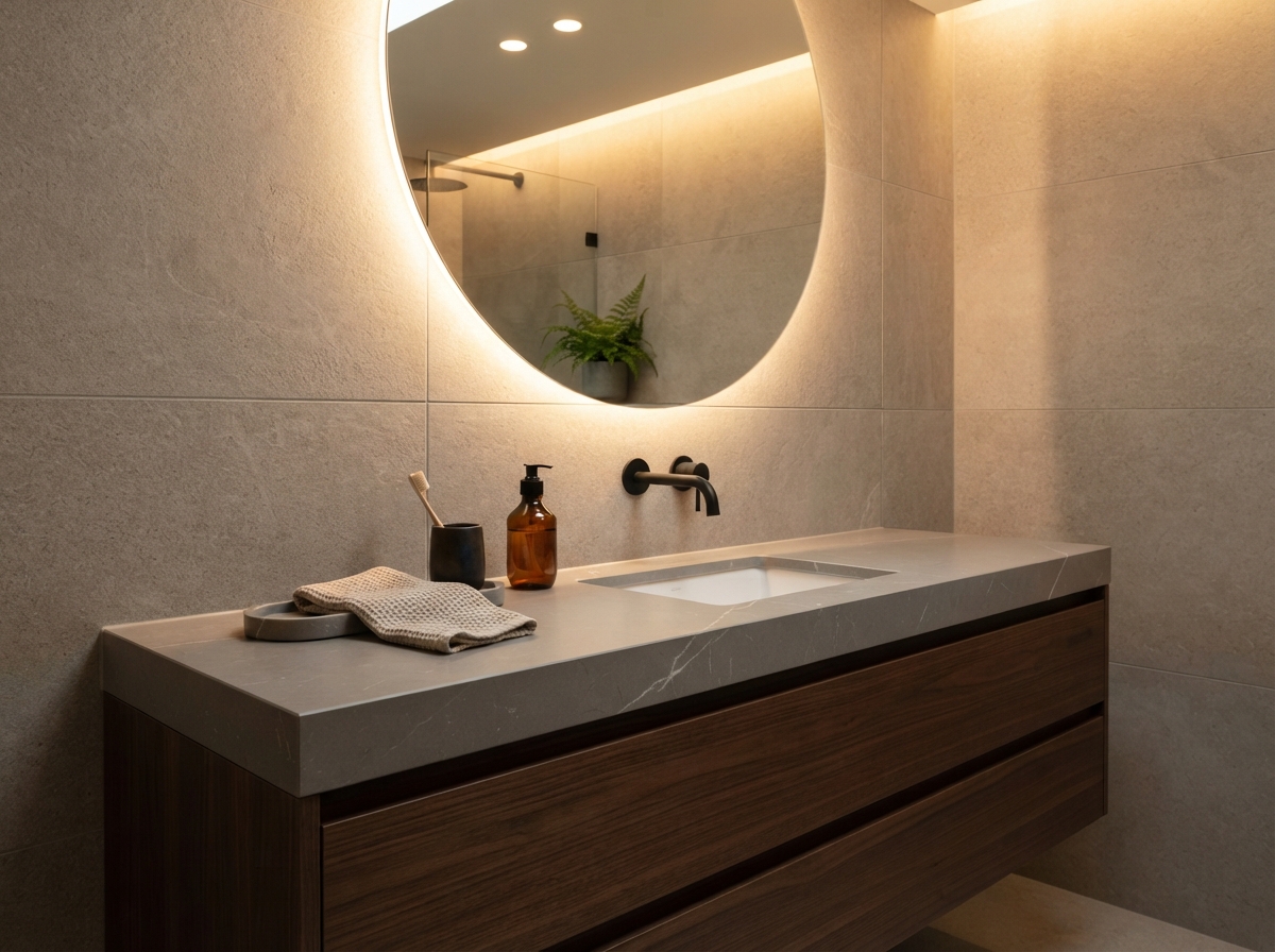 quartzite vanity top