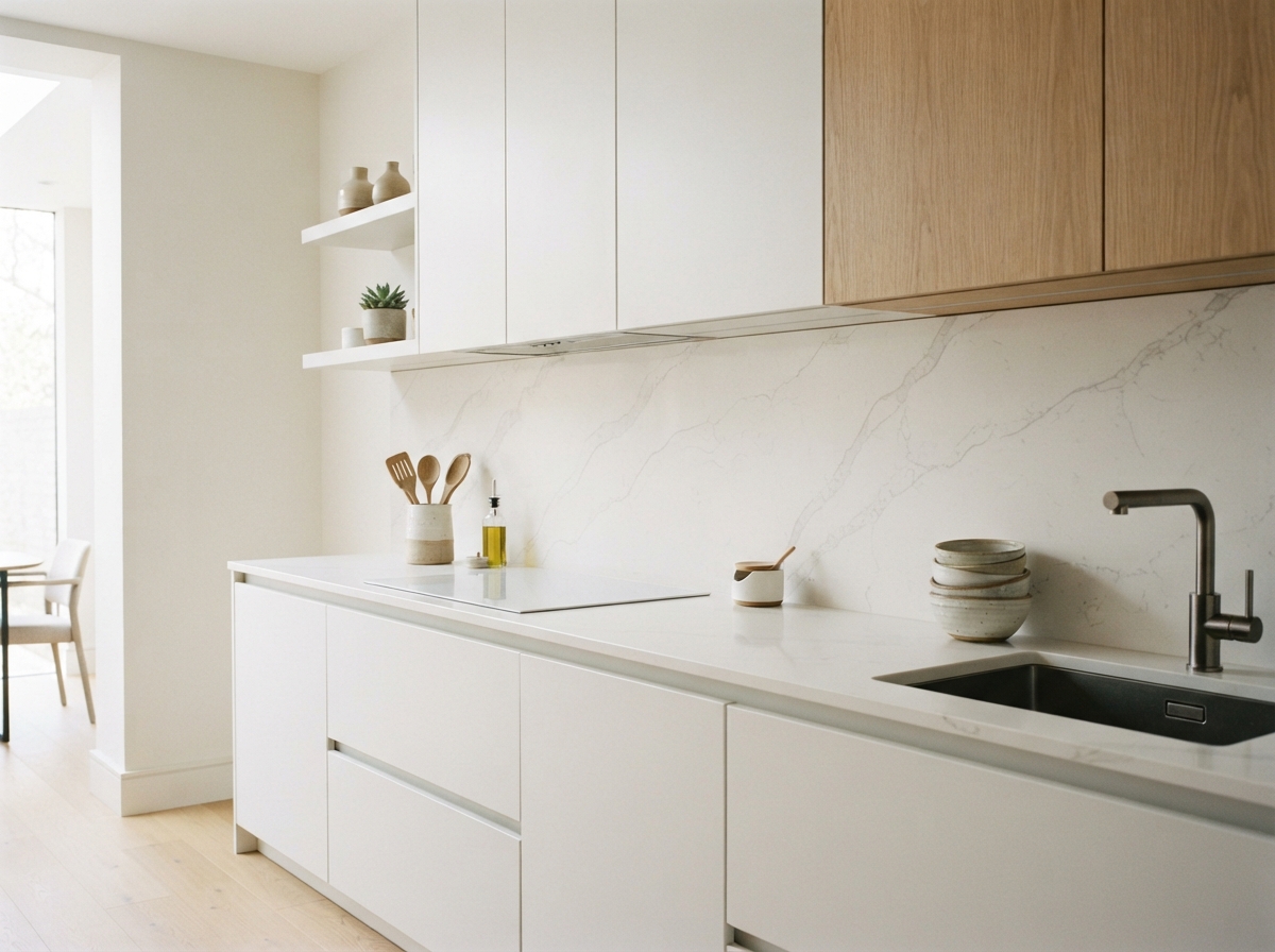 quartz backsplash slabs